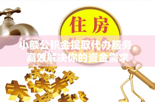 圣安多尼堂区小额公积金提取代办服务，高效解决你的资金需求