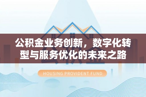 圣安多尼堂区公积金业务创新，数字化转型与服务优化的未来之路