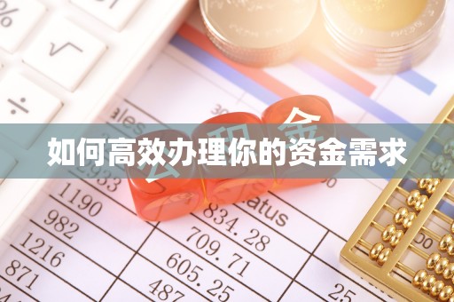圣安多尼堂区如何高效办理你的资金需求