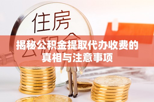 圣安多尼堂区揭秘公积金提取代办收费的真相与注意事项
