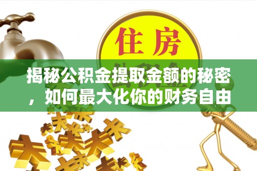 圣安多尼堂区揭秘公积金提取金额的秘密，如何最大化你的财务自由