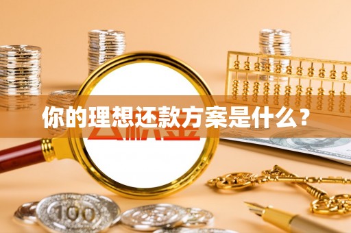 圣安多尼堂区你的理想还款方案是什么？