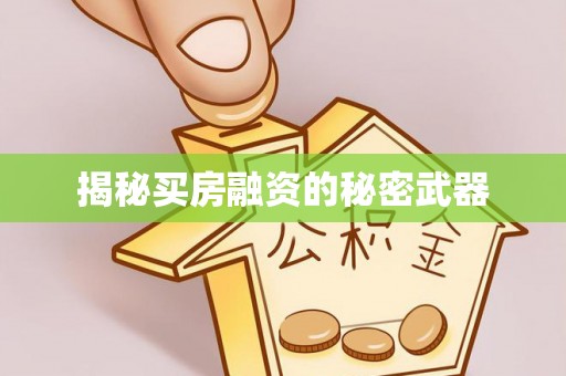 圣安多尼堂区揭秘买房融资的秘密武器