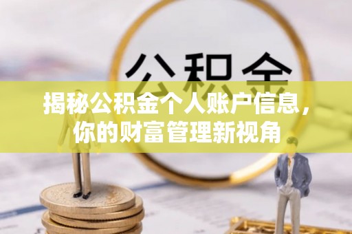圣安多尼堂区揭秘公积金个人账户信息，你的财富管理新视角