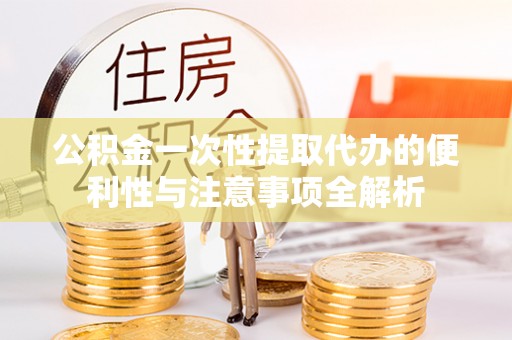 圣安多尼堂区公积金一次性提取代办的便利性与注意事项全解析