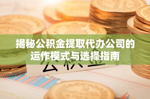 圣安多尼堂区揭秘公积金提取代办公司的运作模式与选择指南